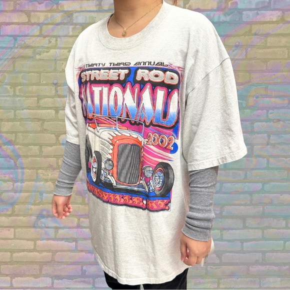 Vintage Y2K Street Racing Street Rod Nationals 2002 Kentucky T-shirt - Picture 2 of 4